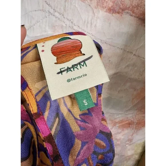 Anthropologie Farm Rio Fruit Dream Long-Sleeve Mini Dress $265 - Picture 7 of 7